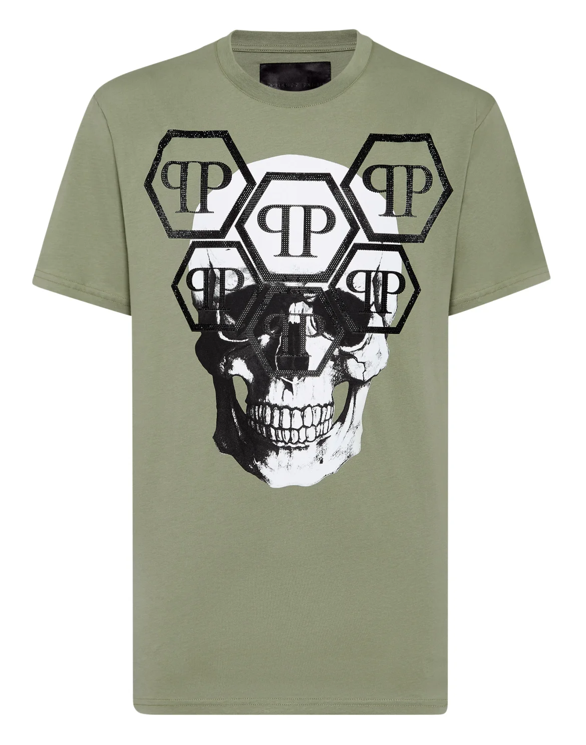 T-shirt Round Neck SS Stones Skull, цвет: Камуфляж