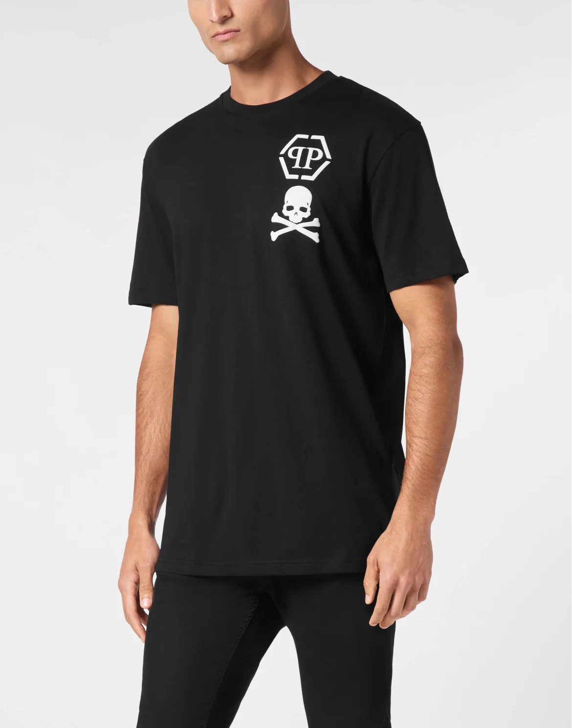 T-shirt V-Neck SS Skull&Bones, цвет: Черный