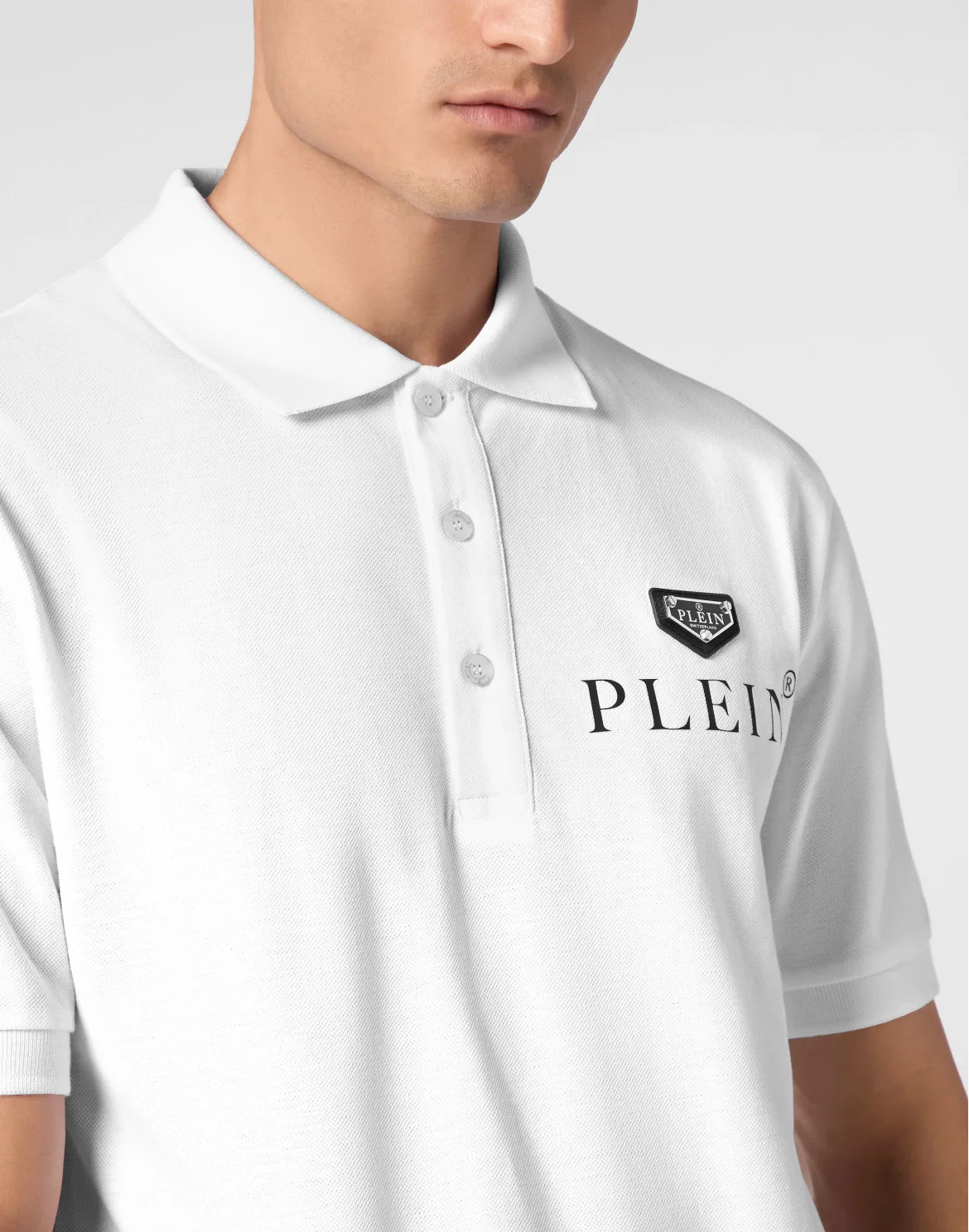 Polo Shirt SS Iconic Plein, цвет: Белый