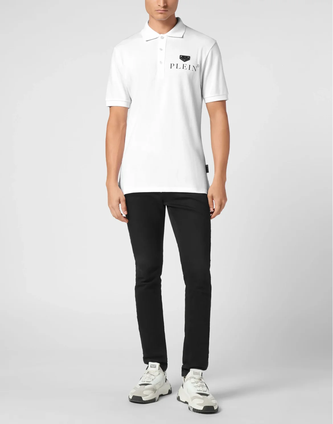 Polo Shirt SS Iconic Plein, цвет: Белый