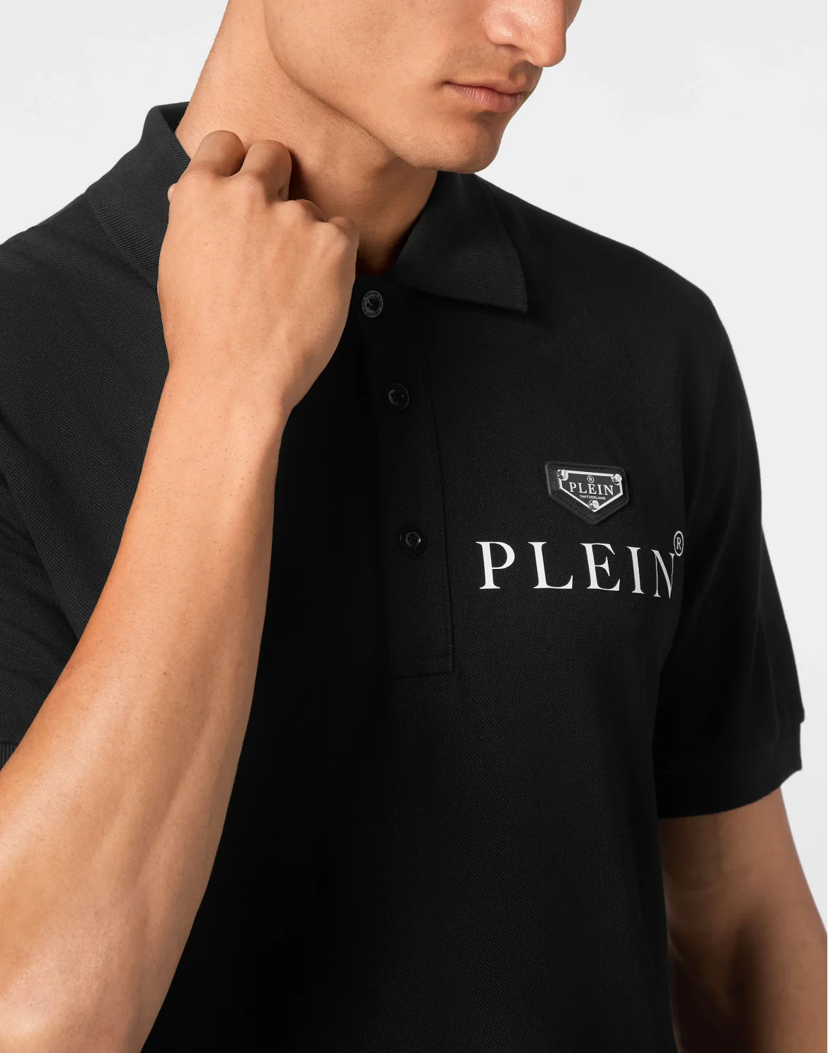 Polo Shirt SS Iconic Plein, цвет: Черный