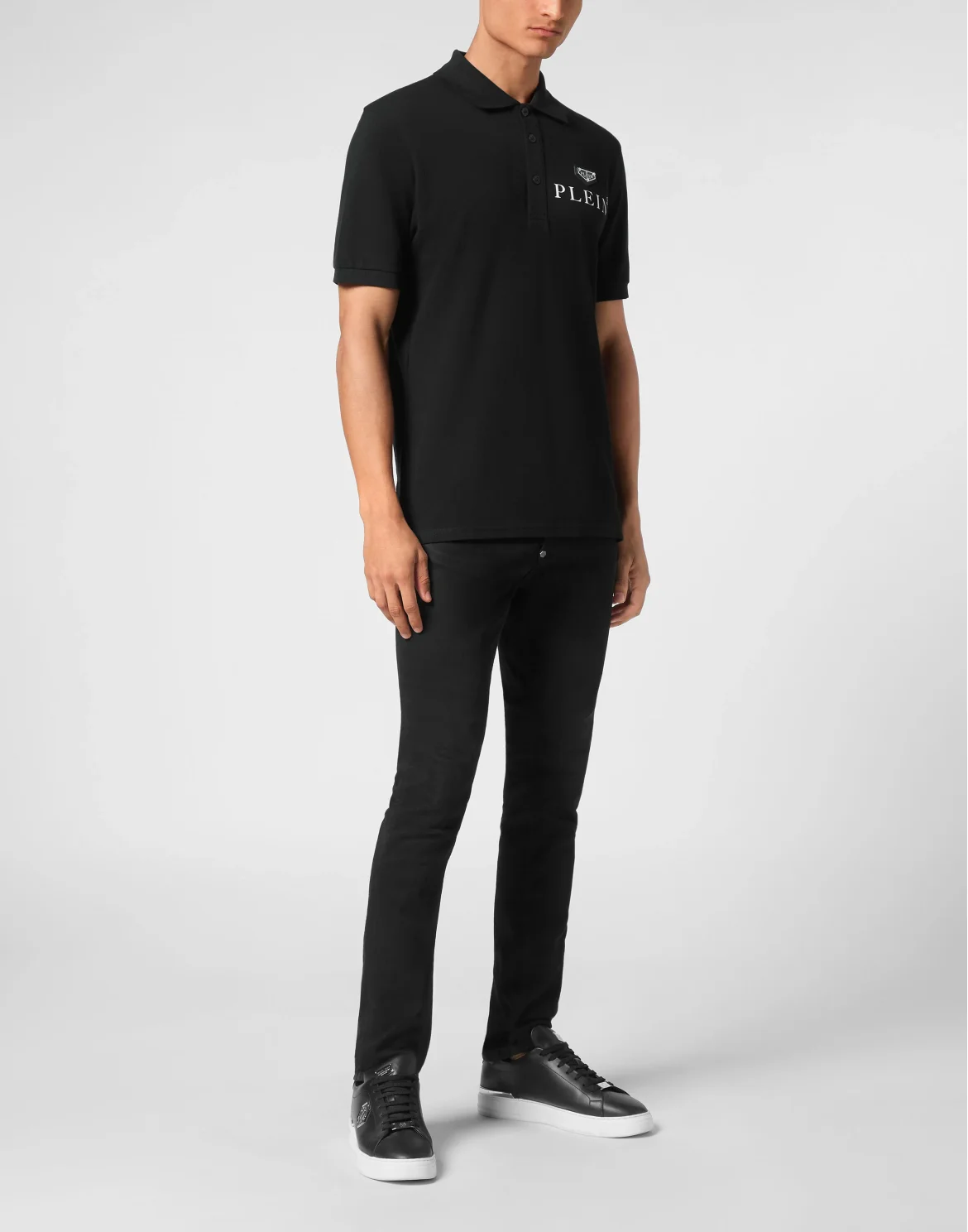 Polo Shirt SS Iconic Plein, цвет: Черный