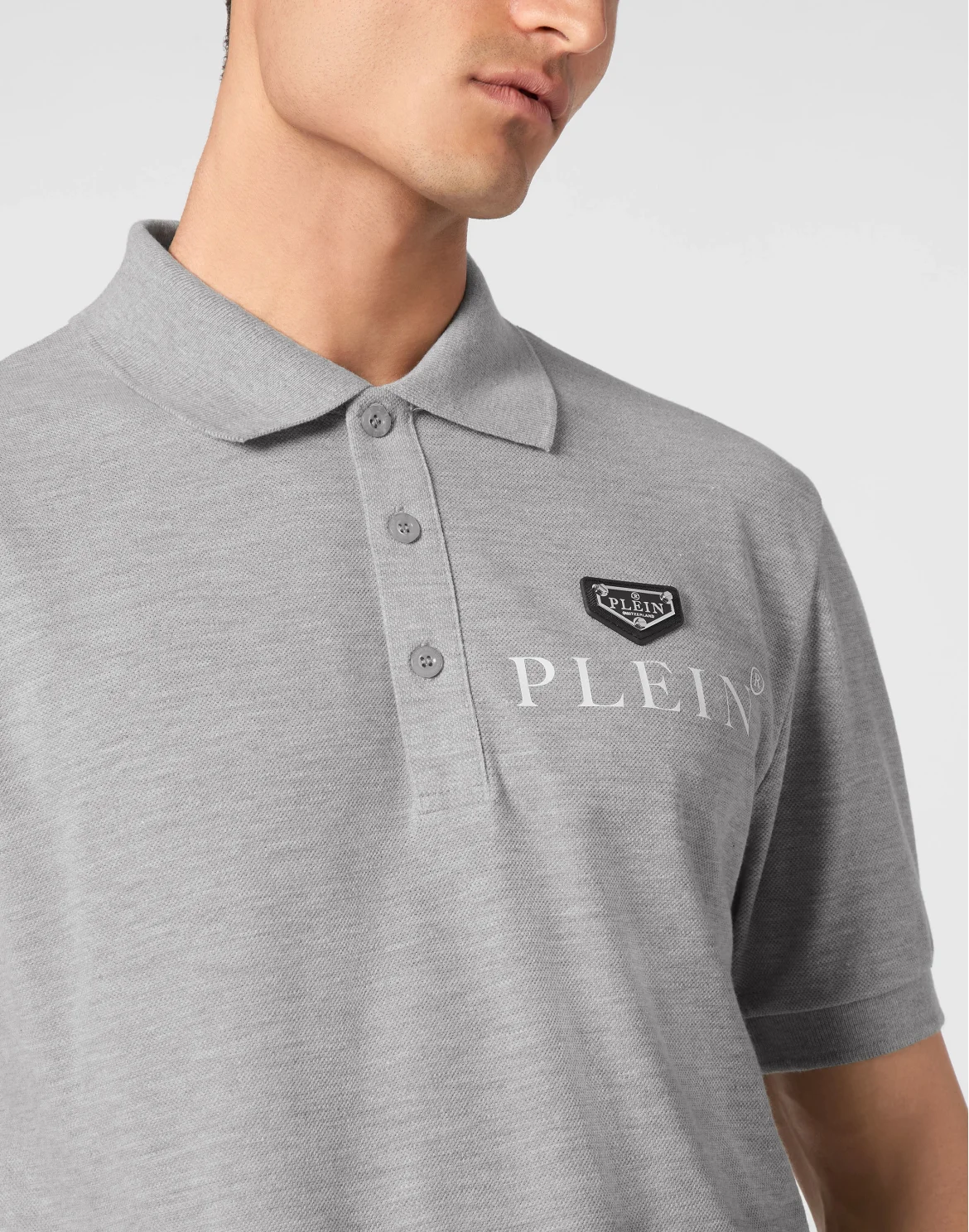 Polo Shirt SS Iconic Plein, цвет: Серый
