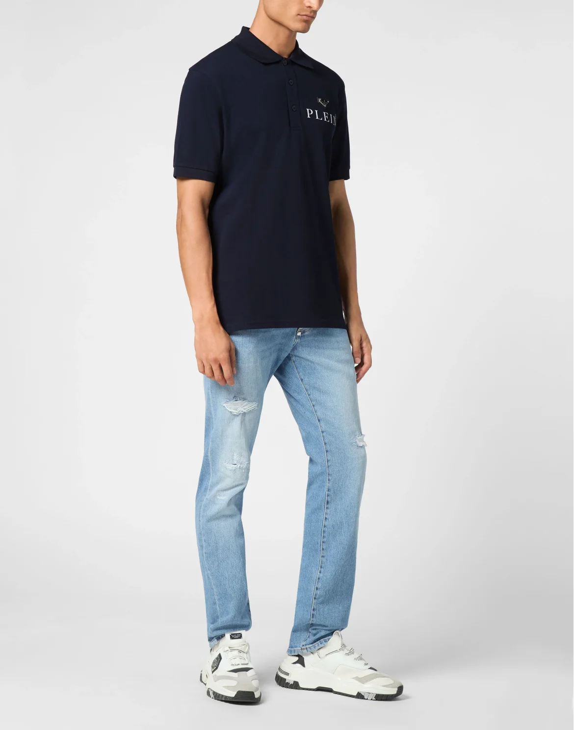 Polo Shirt SS Iconic Plein, цвет: Синий