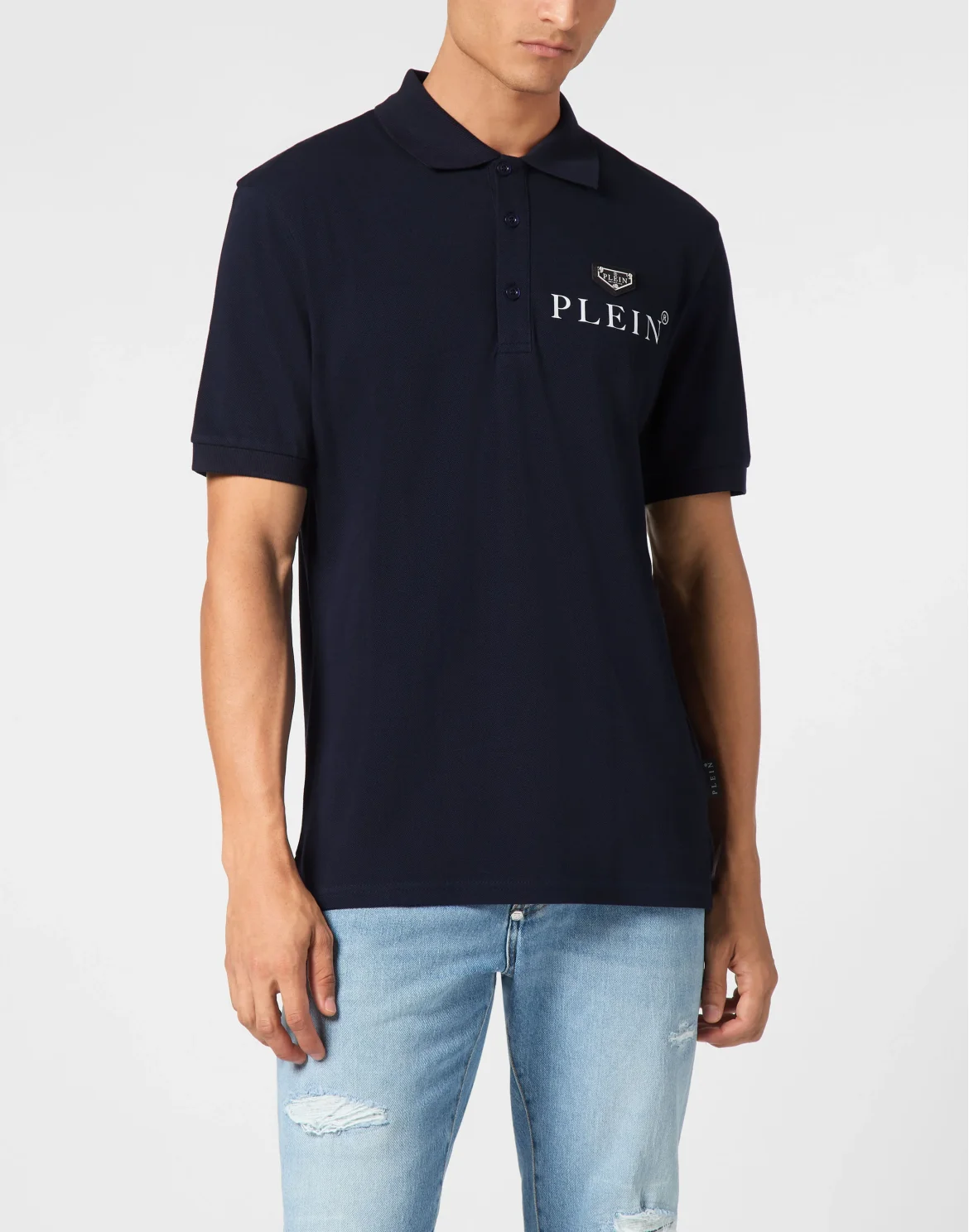 Polo Shirt SS Iconic Plein, цвет: Синий