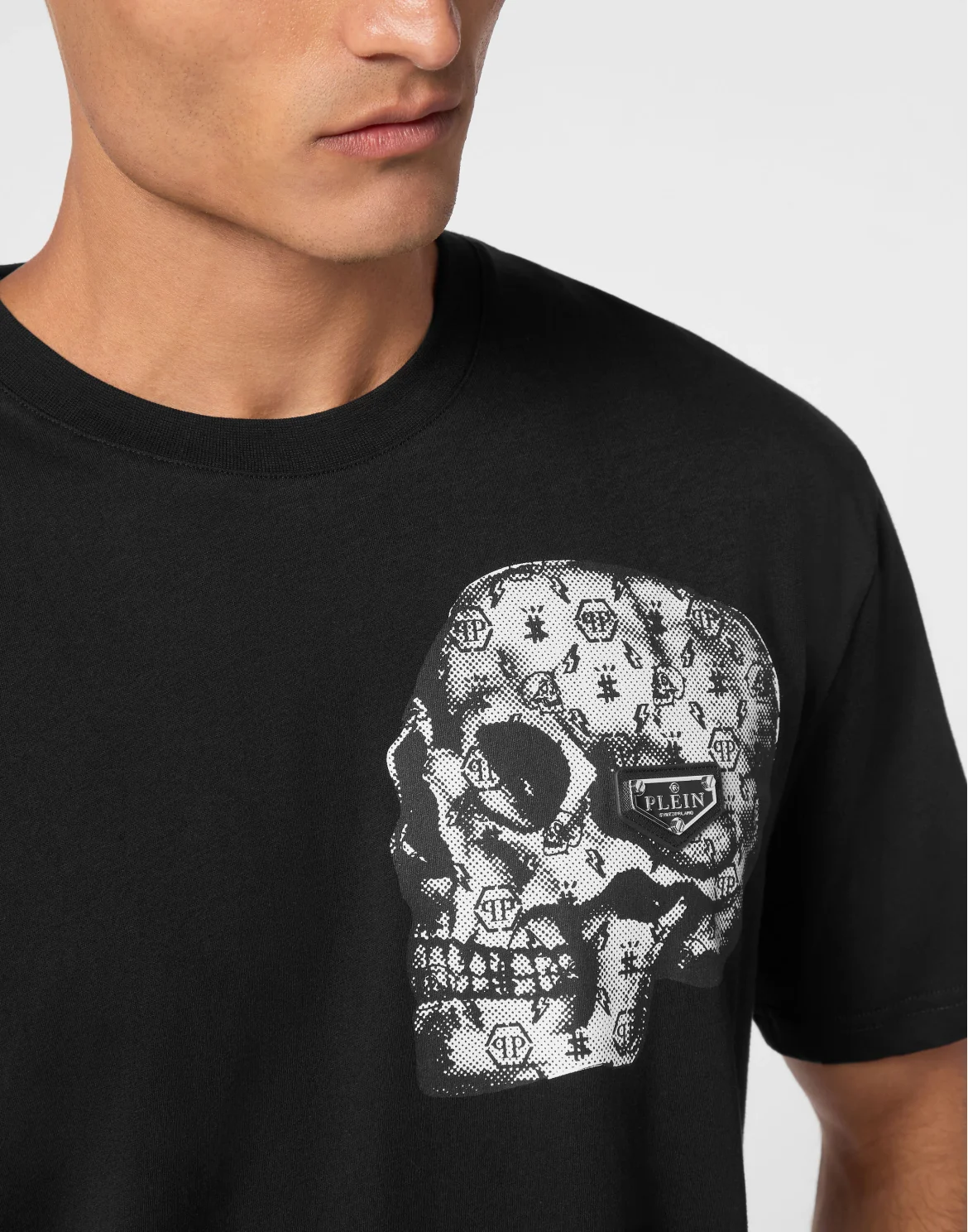 T-shirt Round Neck SS Skull, цвет: Черный