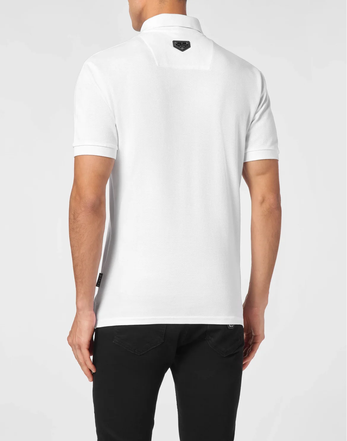 Pique Polo Shirt SS Skull&Bones, цвет: Белый