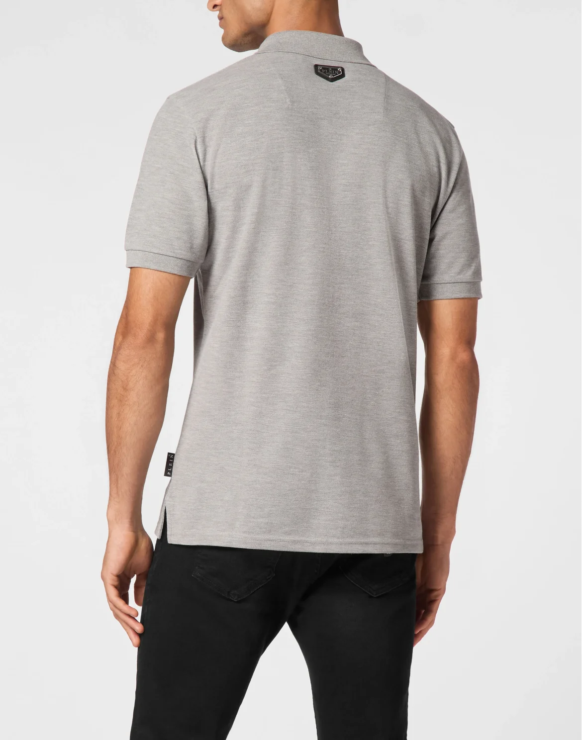 Pique Polo Shirt SS Skull&Bones, цвет: Серый