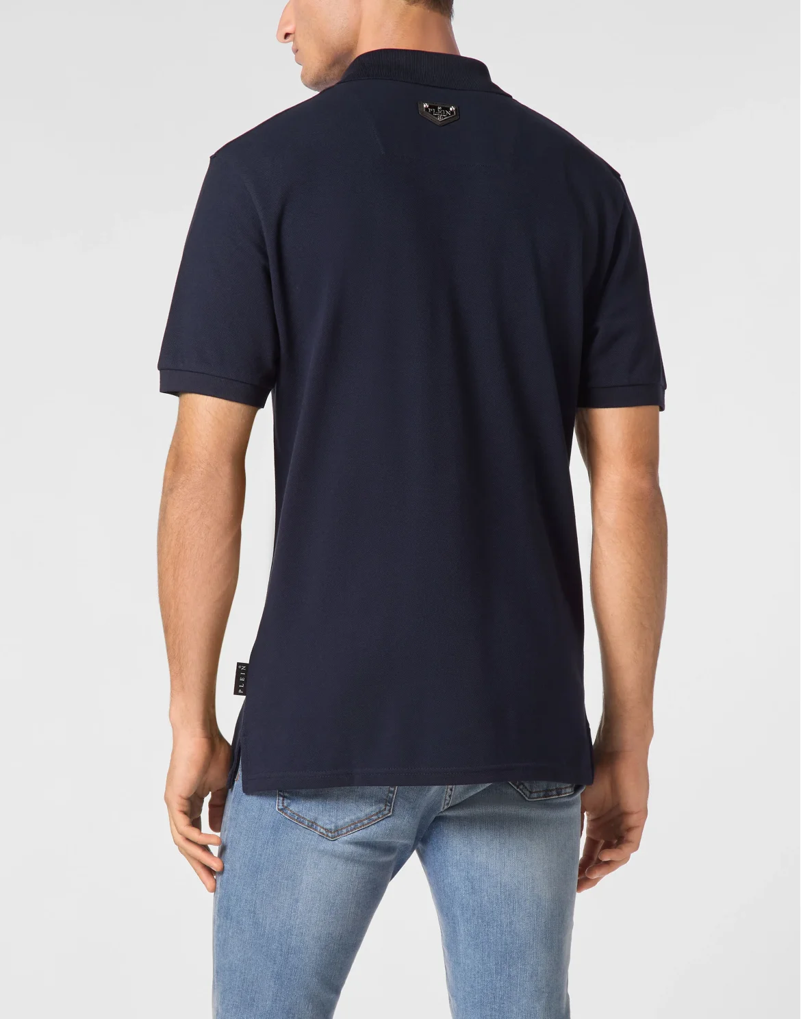 Pique Polo Shirt SS Skull&Bones, цвет: Синий
