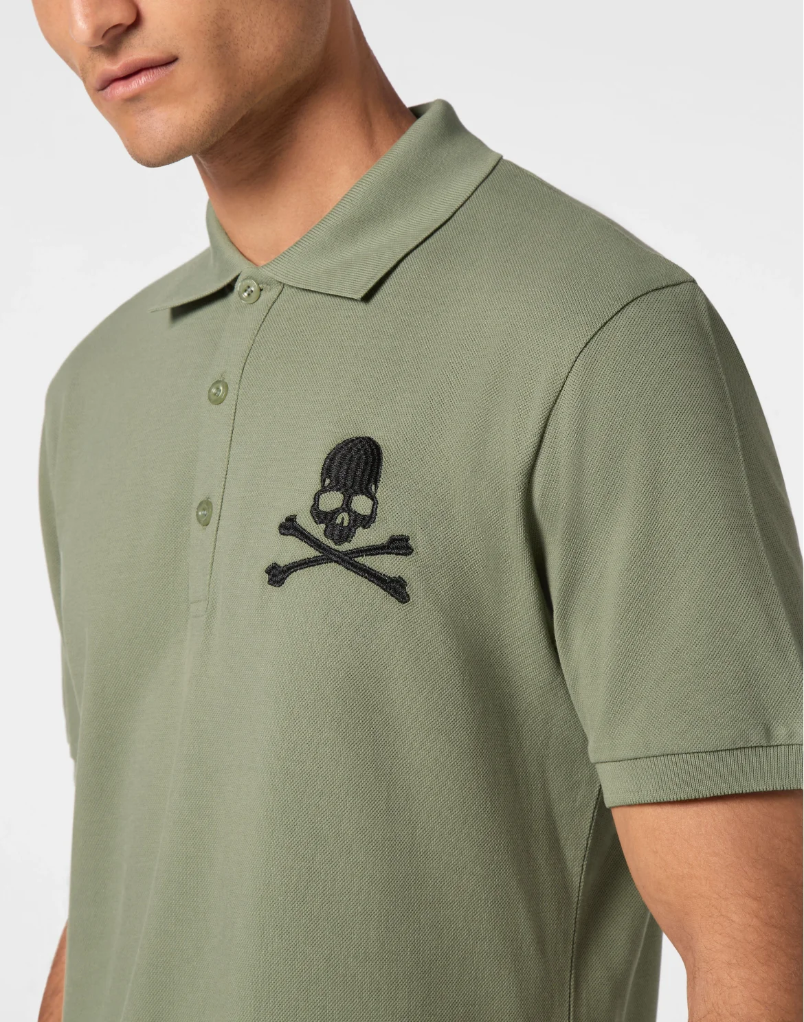 Pique Polo Shirt SS Skull&Bones, цвет: Камуфляж