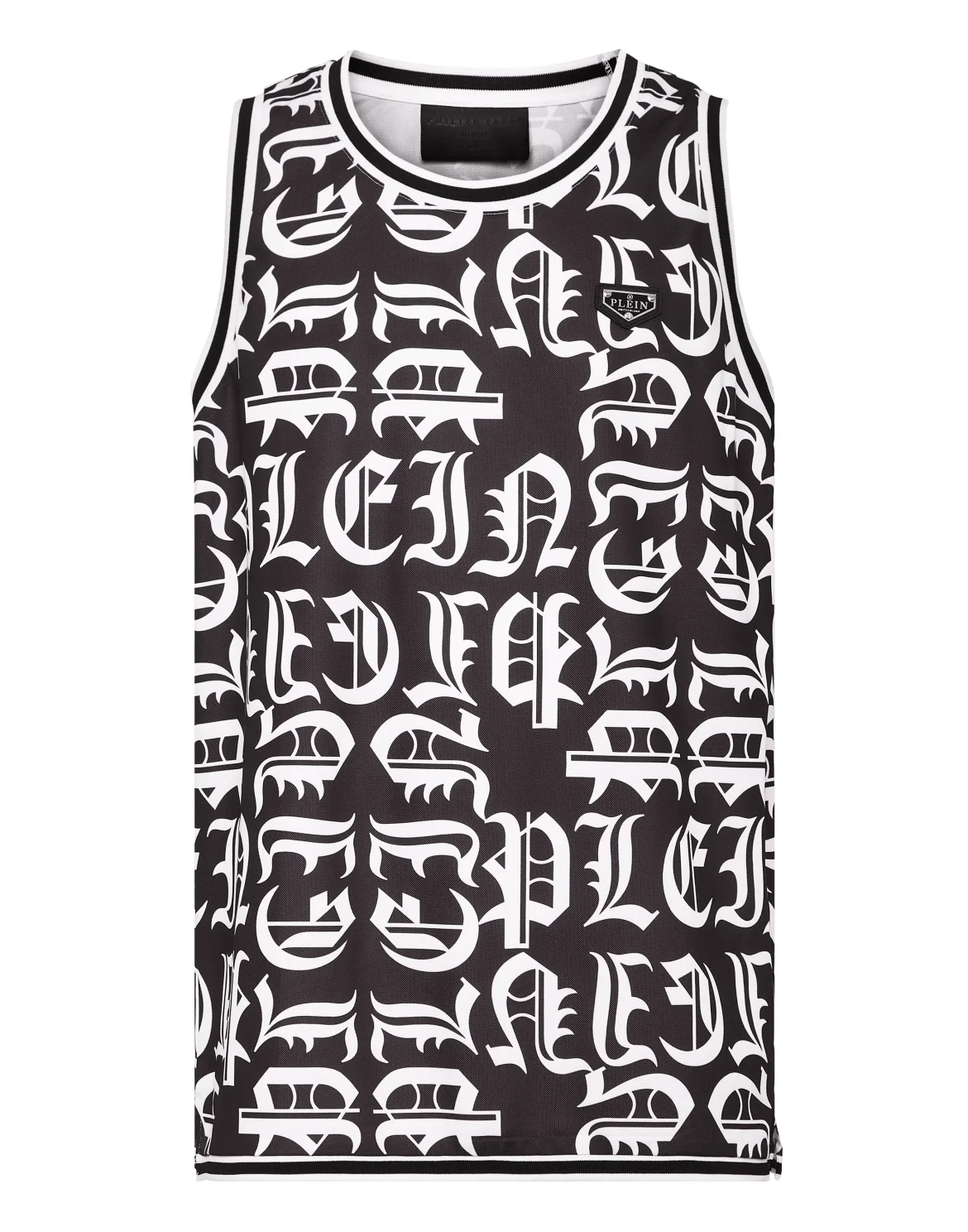 Basket Tank Top Gothic Plein, цвет: Черный