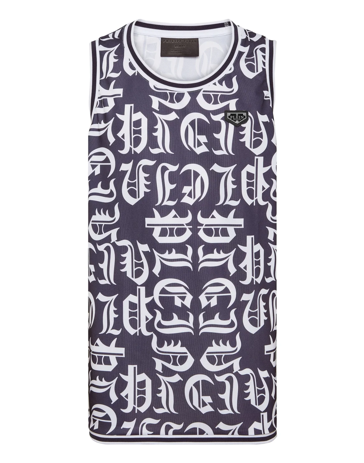 Basket Tank Top Gothic Plein, цвет: Синий