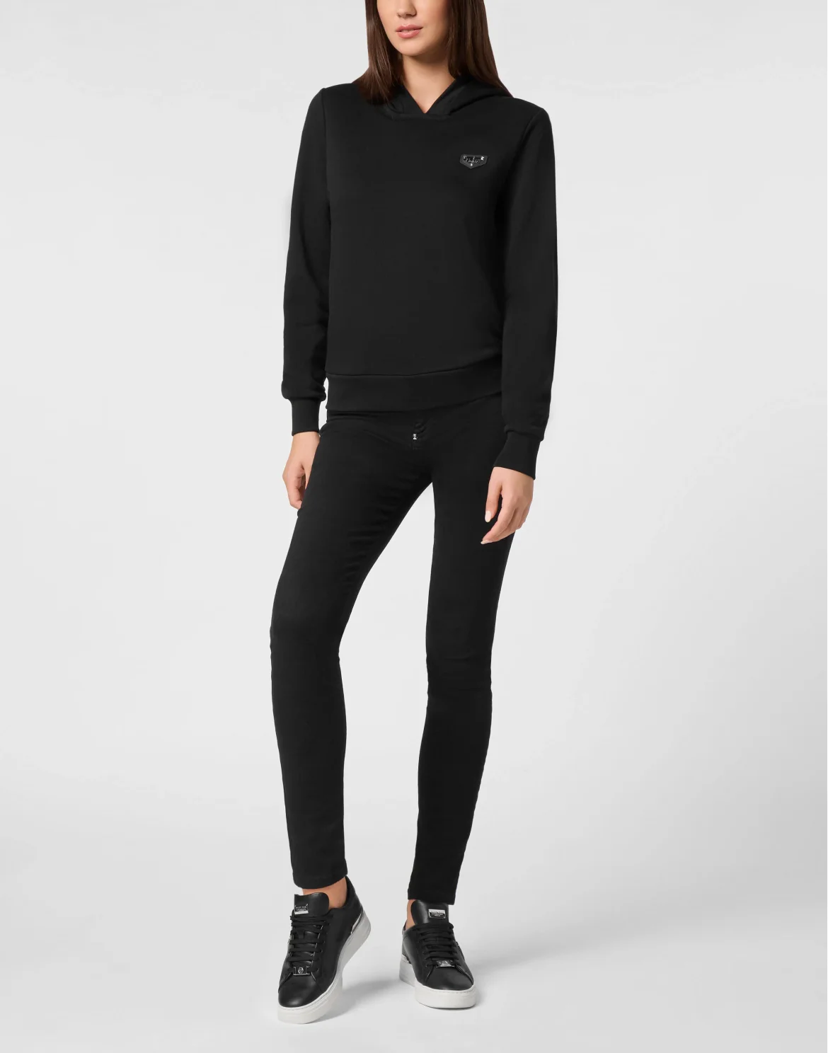 Hoodie Sweatshirt LS Iconic Plein, цвет: Черный