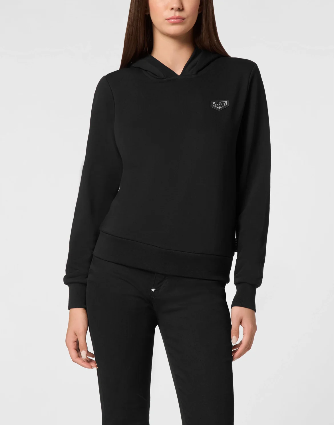 Hoodie Sweatshirt LS Iconic Plein, цвет: Черный