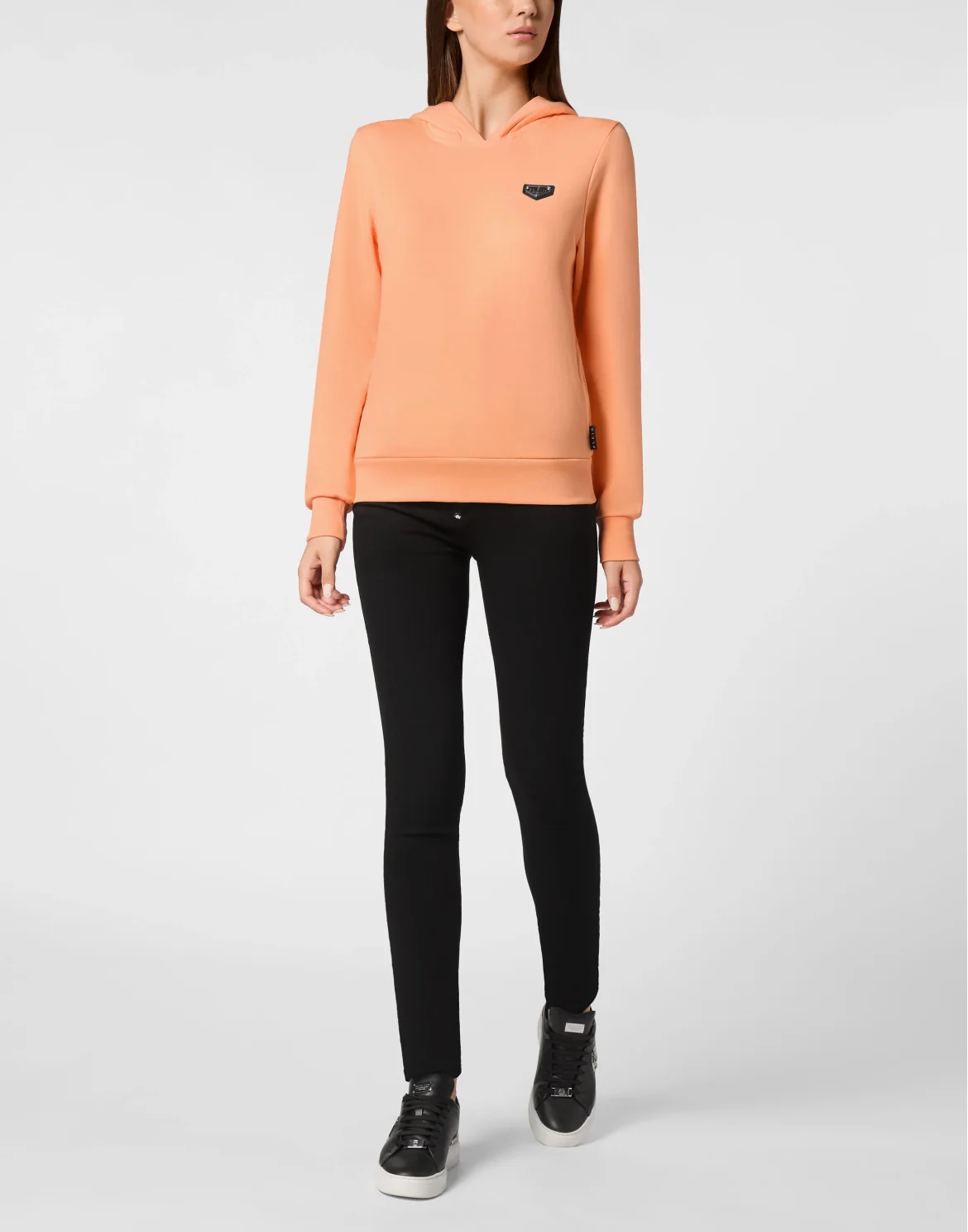 Hoodie Sweatshirt LS Iconic Plein, цвет: Оранжевый