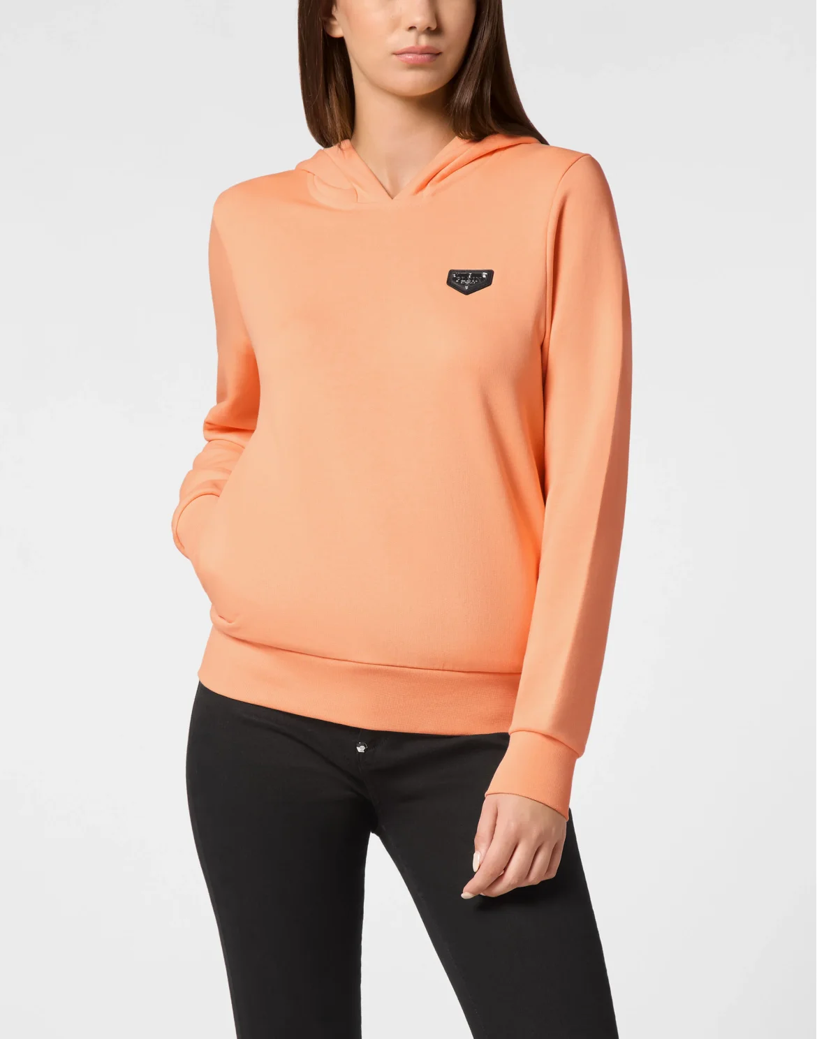 Hoodie Sweatshirt LS Iconic Plein, цвет: Оранжевый