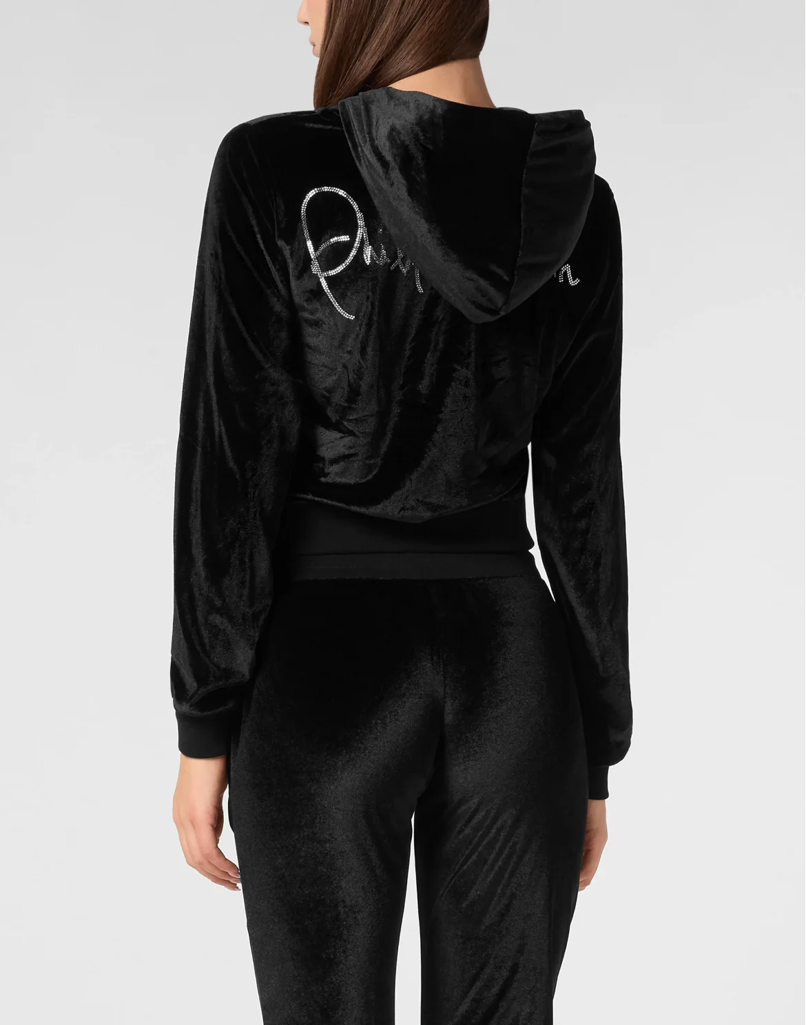 Hoodie Sweatjacket Crystal Signature, цвет: Черный