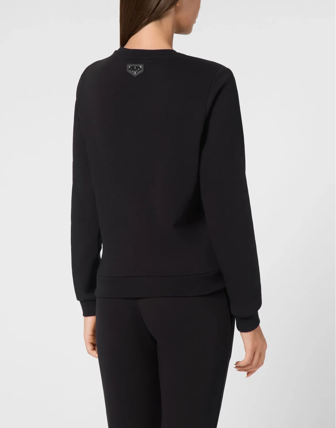 Sweatshirt Round Neck LS Iconic Plein, цвет: Черный