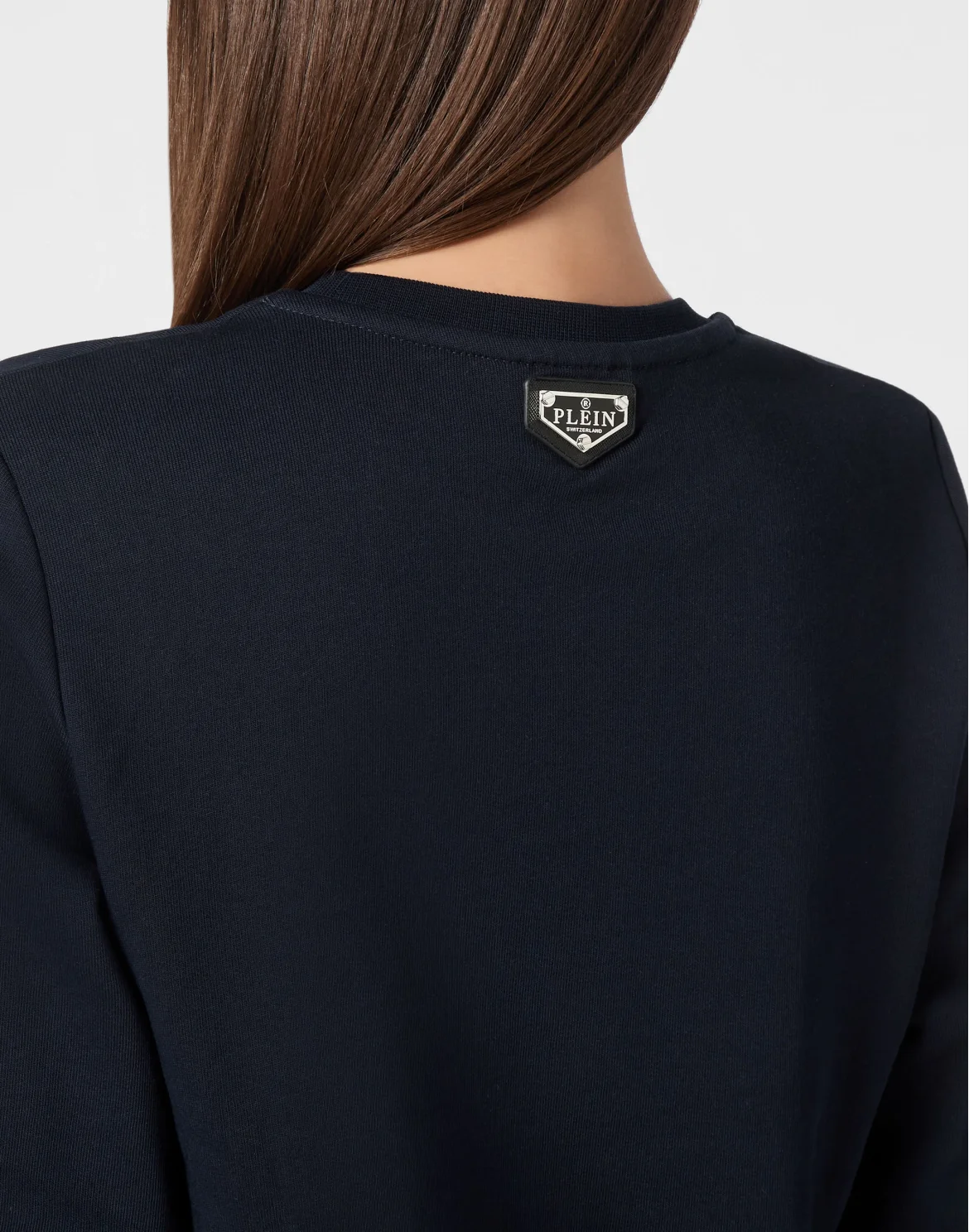 Sweatshirt Round Neck LS Iconic Plein, цвет: Синий