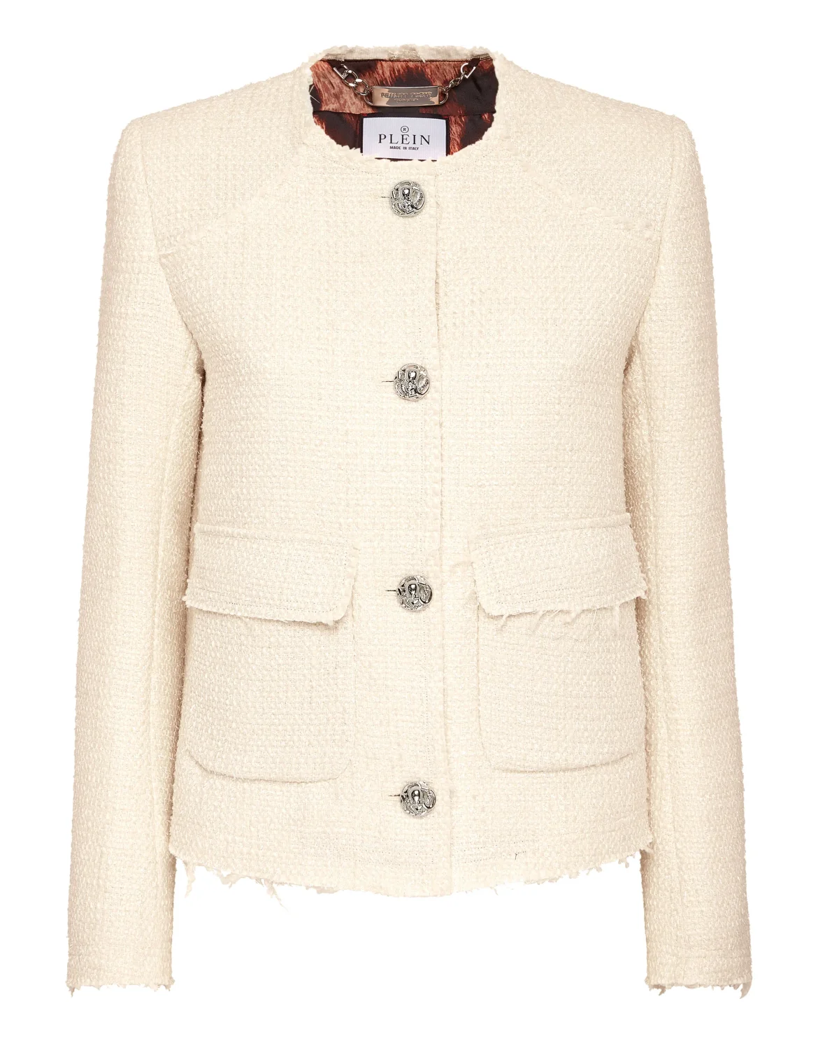 Tweed Jacket LS, цвет: Белый