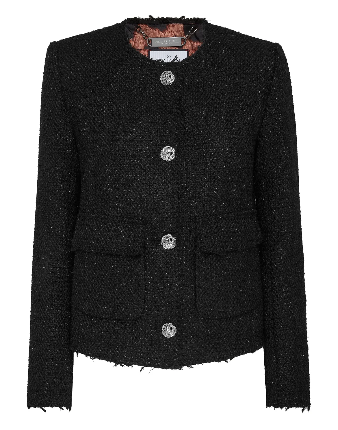Tweed Jacket LS, цвет: Черный