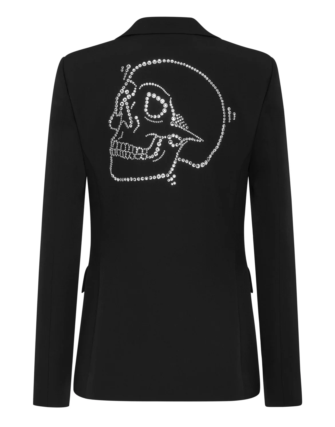 Fitted Cady Blazer LS Crystal Skull, цвет: Черный