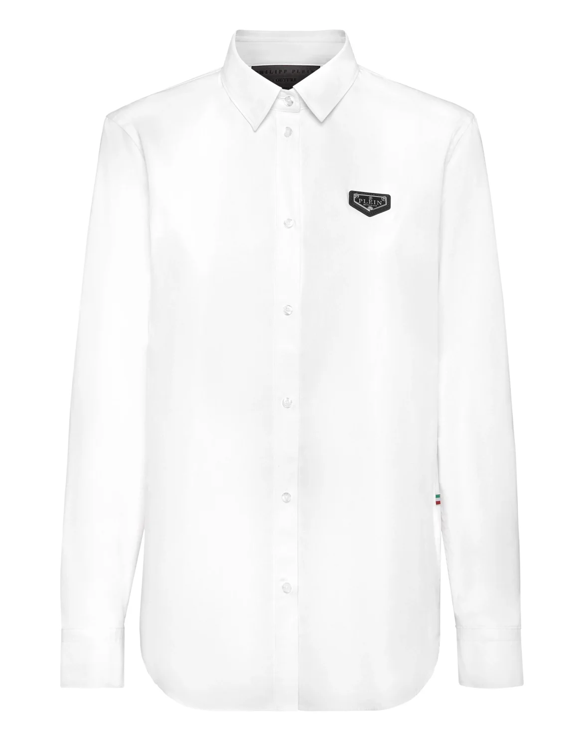 Poplin Shirt LS Iconic Plein, цвет: Белый
