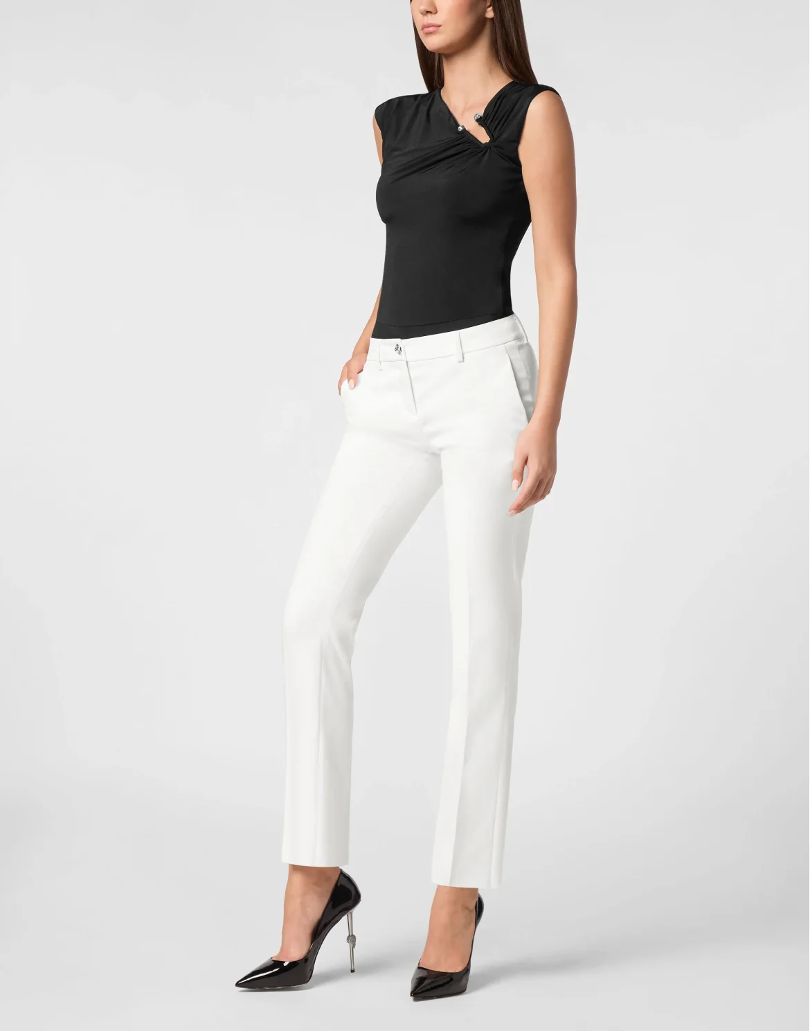 Cady Office Trousers Skull, цвет: Белый