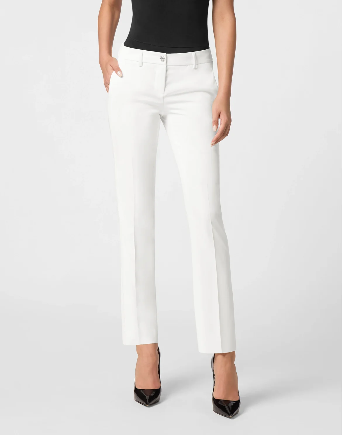 Cady Office Trousers Skull, цвет: Белый