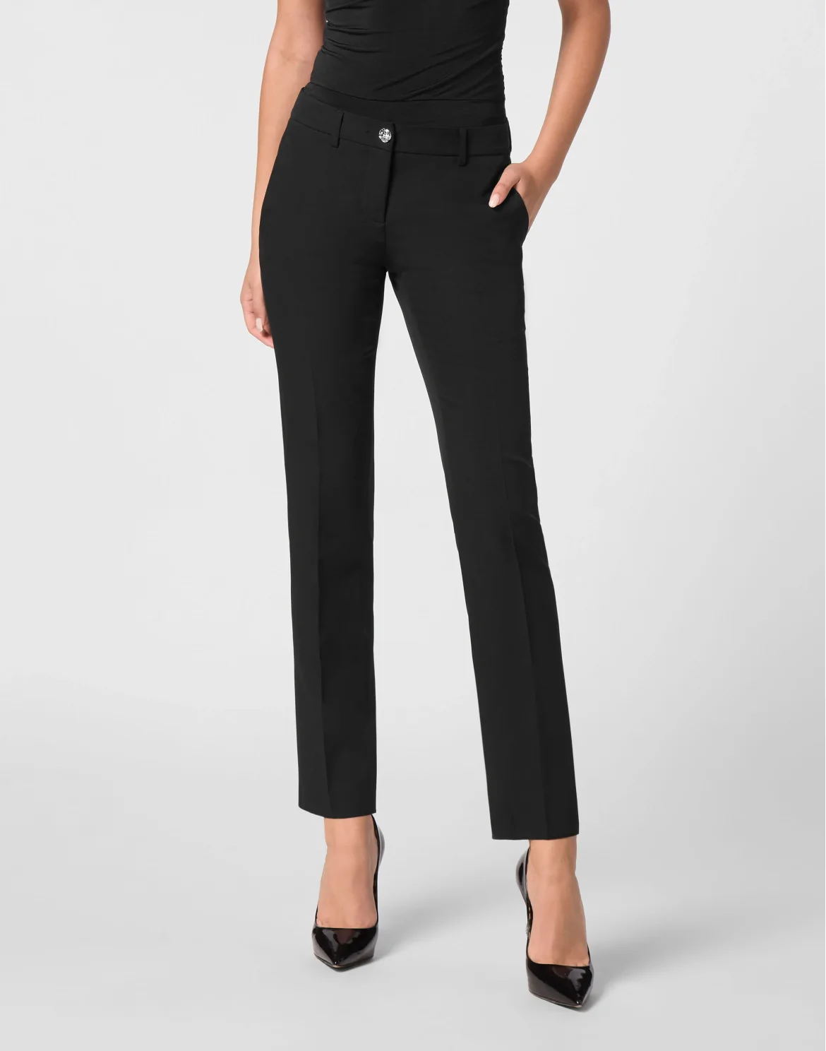 Cady Office Trousers Skull, цвет: Черный