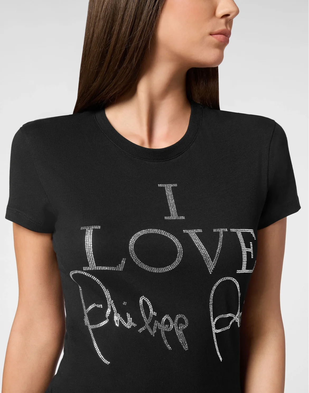T-Shirt Sexy Pure Round Neck SS, цвет: Черный