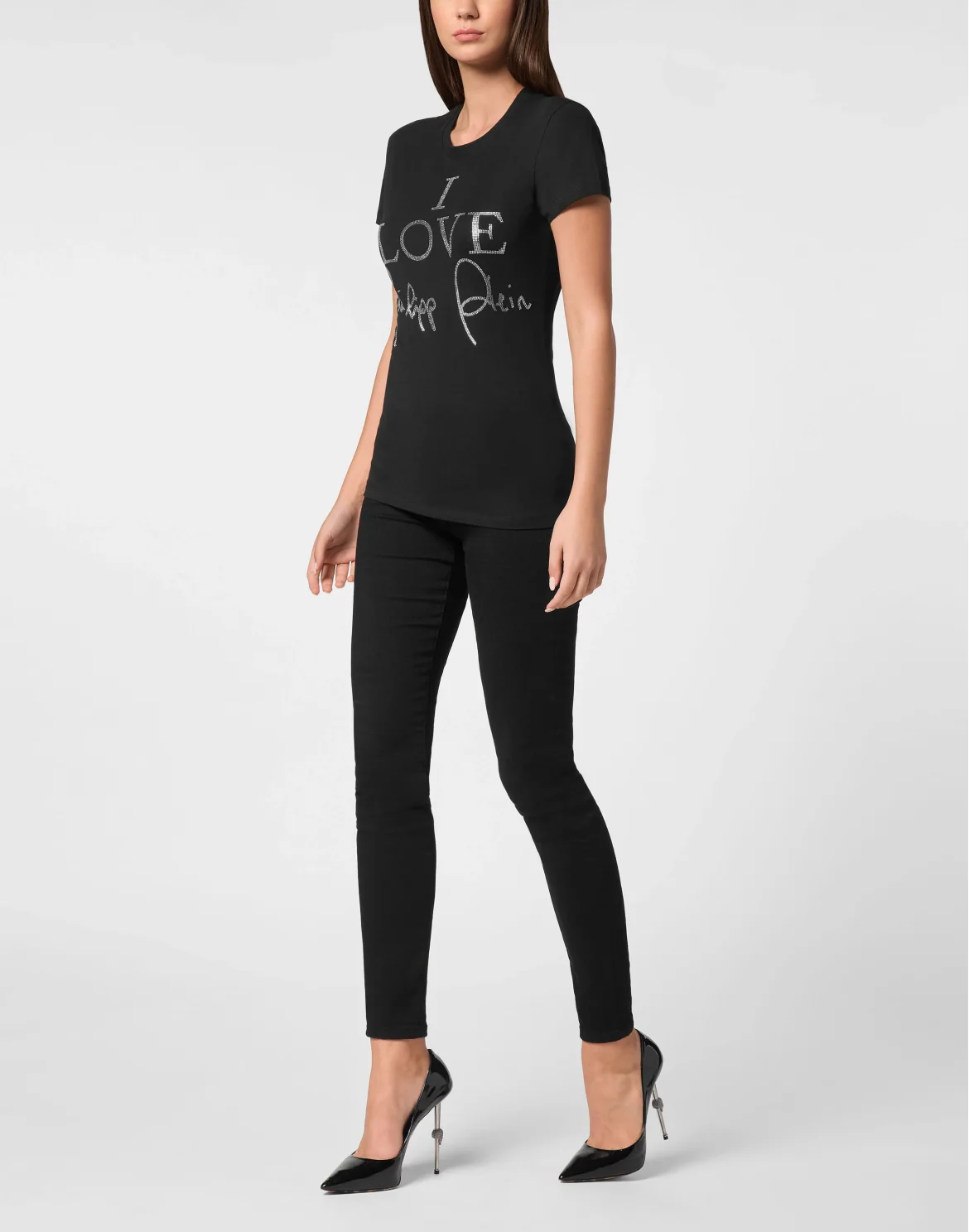 T-Shirt Sexy Pure Round Neck SS, цвет: Черный