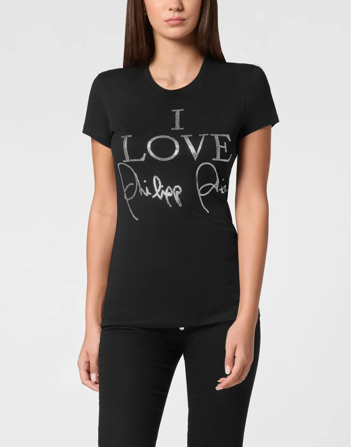 T-Shirt Sexy Pure Round Neck SS, цвет: Черный