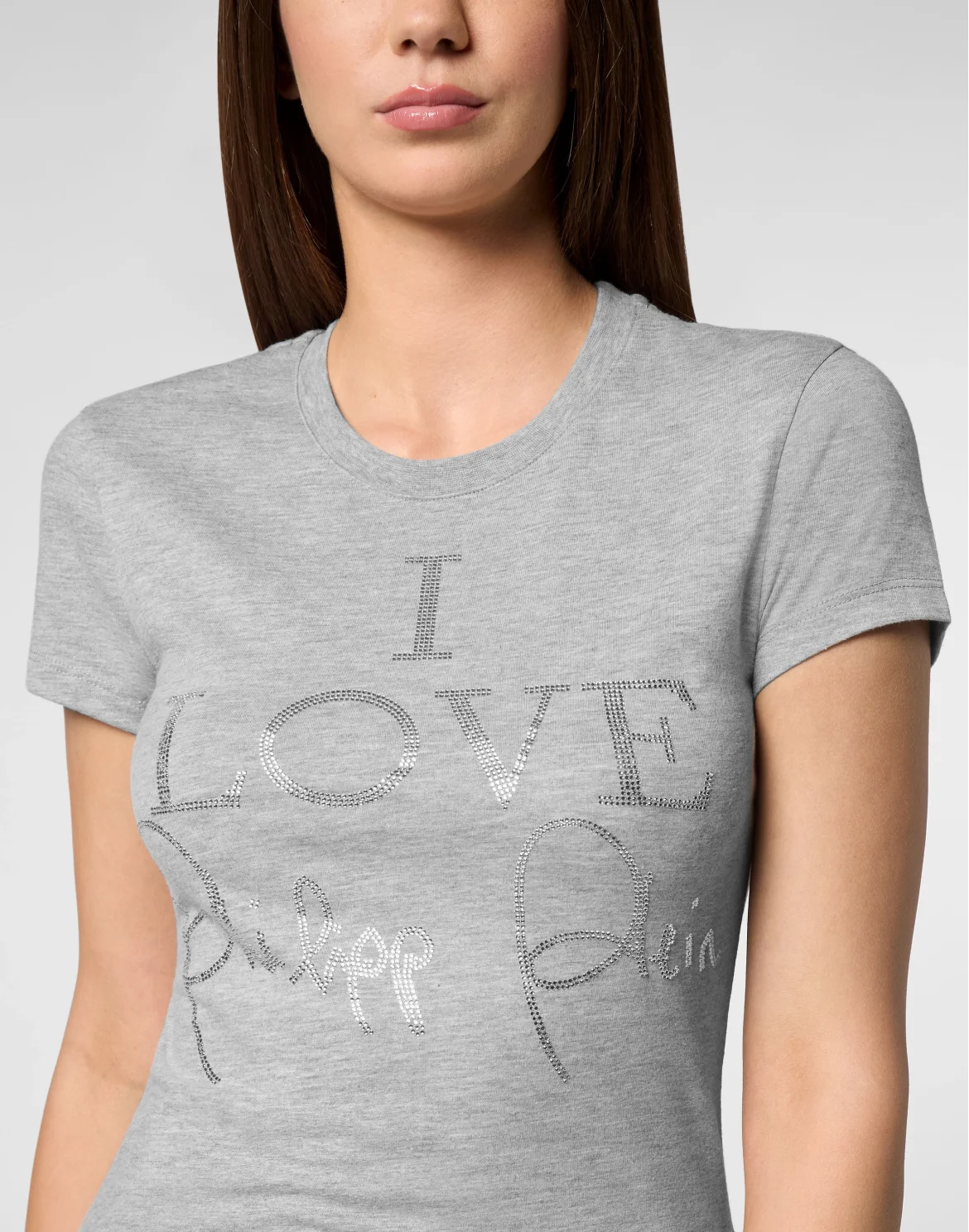 T-Shirt Sexy Pure Round Neck SS, цвет: Серый
