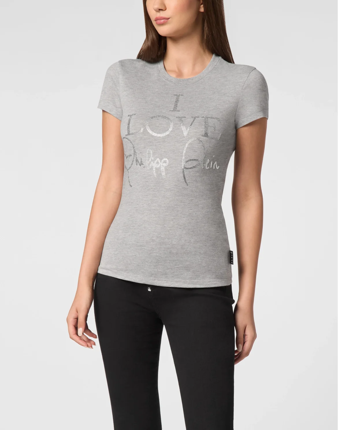 T-Shirt Sexy Pure Round Neck SS, цвет: Серый
