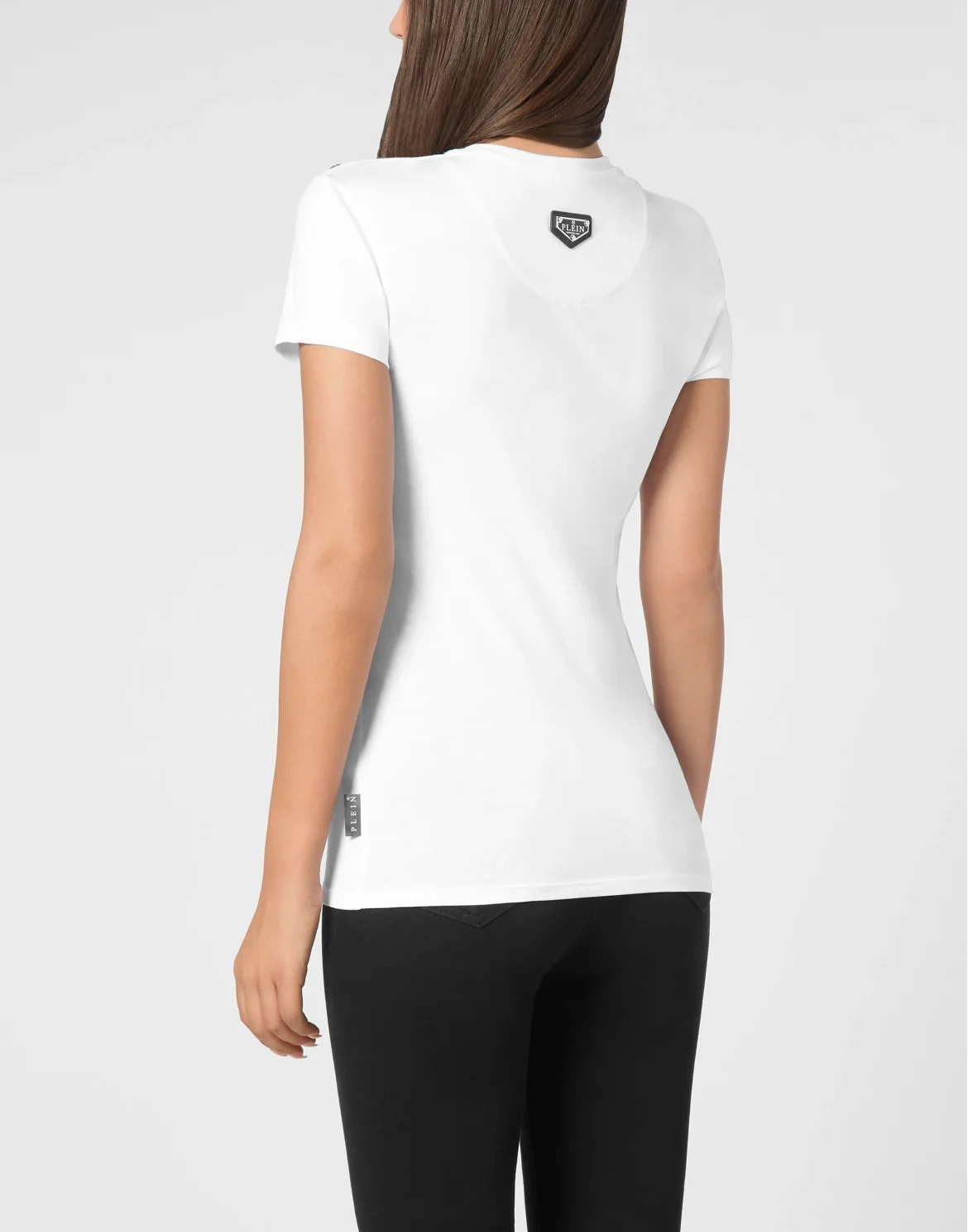 T-Shirt Sexy Pure Round Neck SS Iconic Plein, цвет: Белый