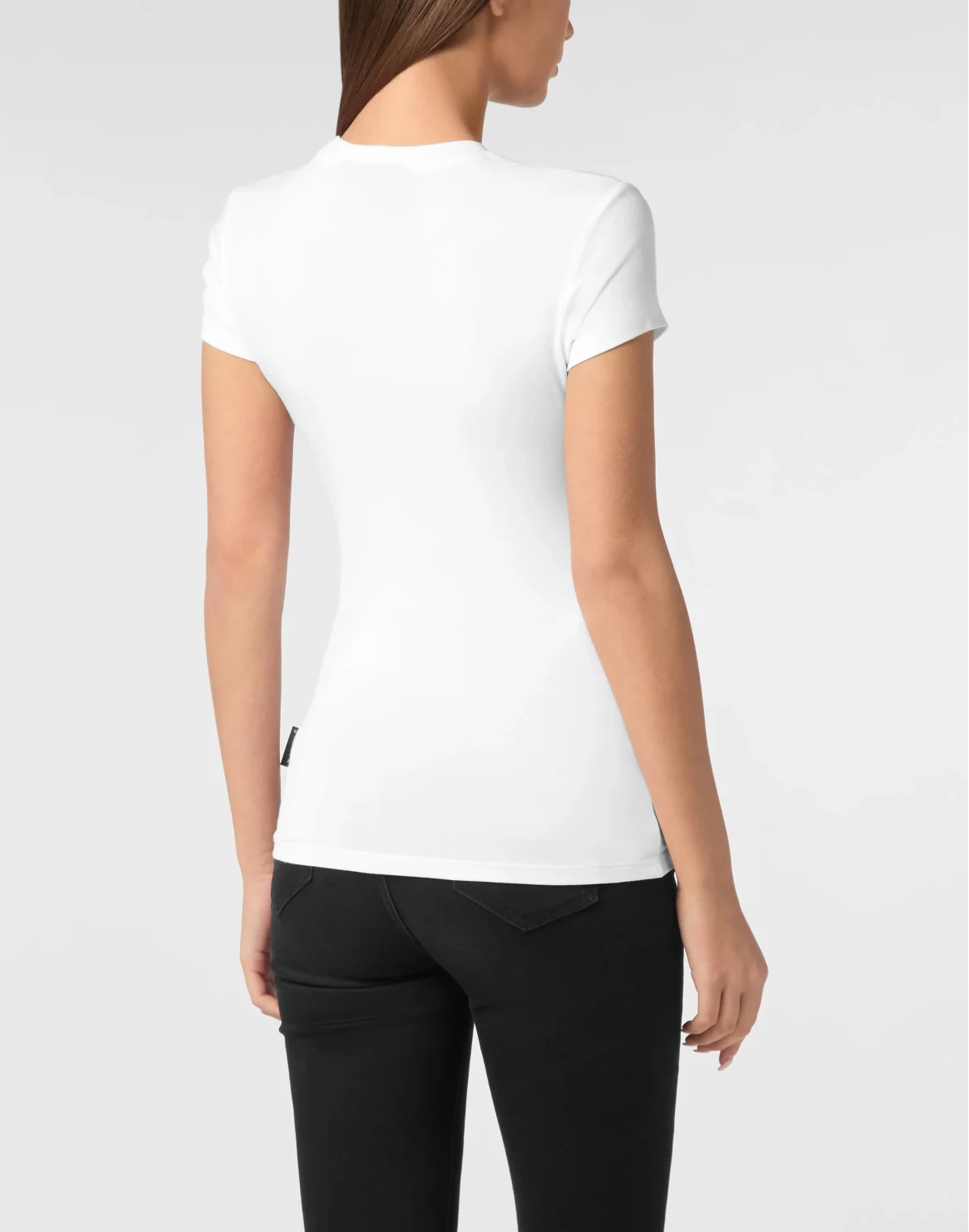 Modal T-Shirt Sexy Pure Round Neck SS, цвет: Белый