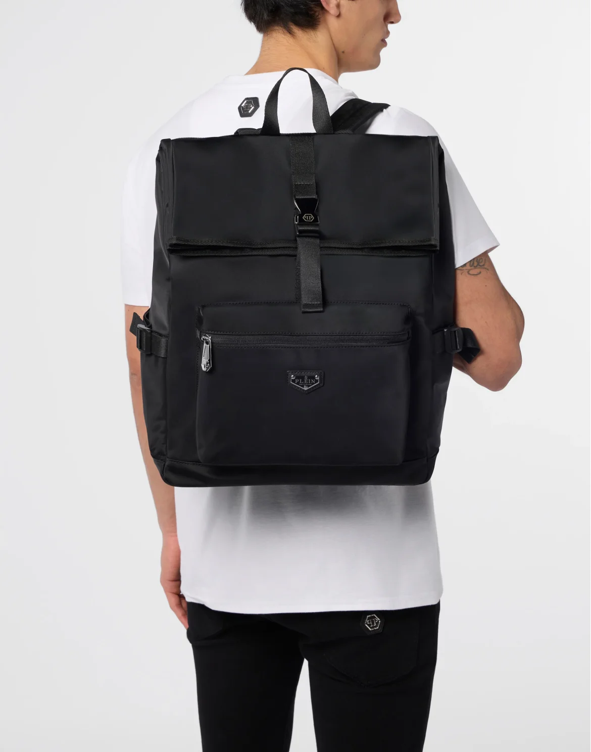 Nylon Box Backpack, цвет: Черный