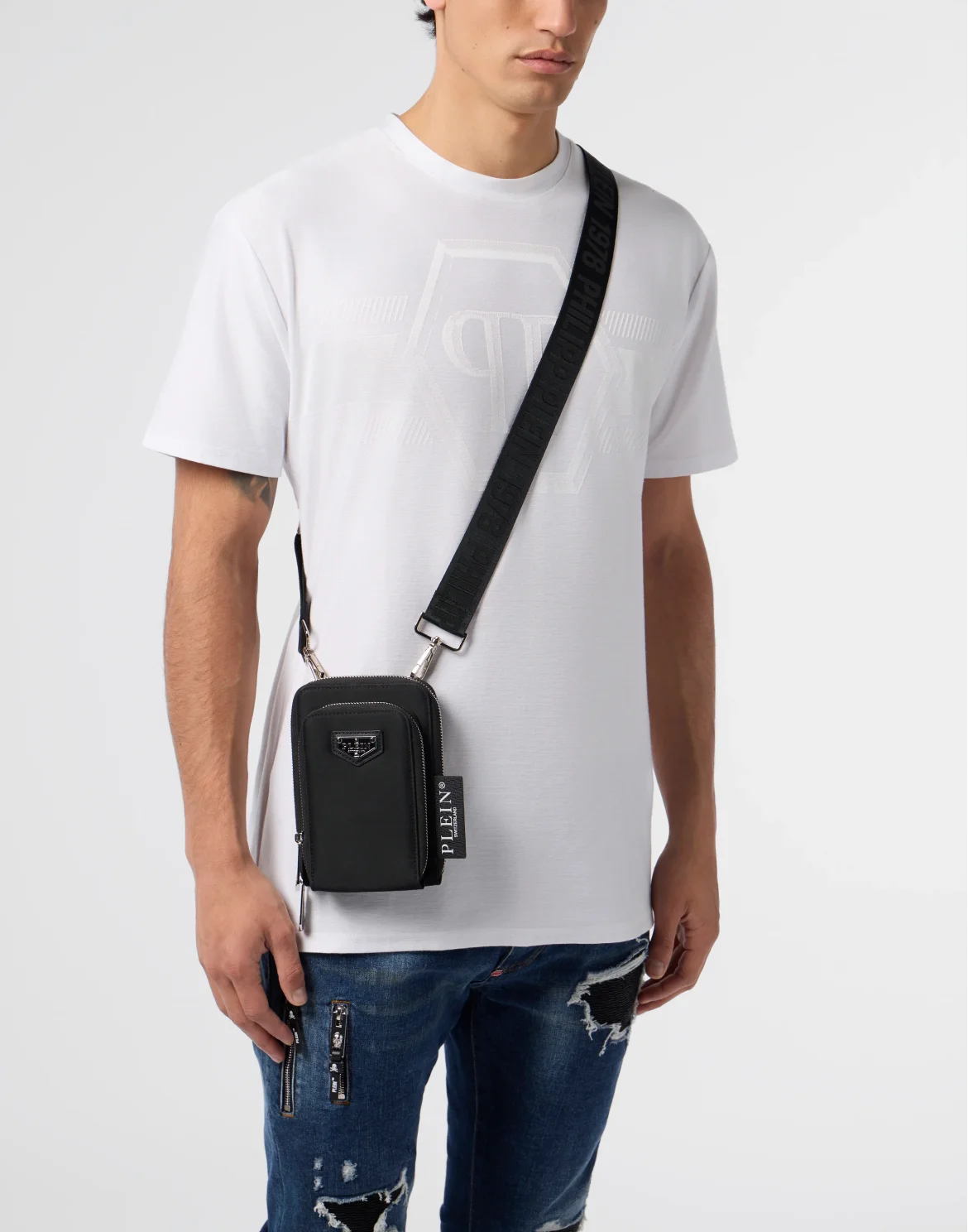 Nylon Smartphone Bag, цвет: Черный