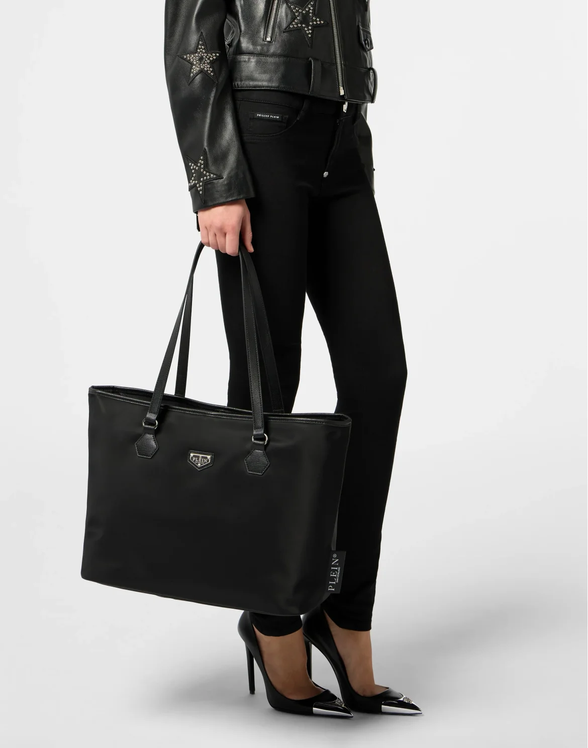 Nylon Shopper Bag, цвет: Черный