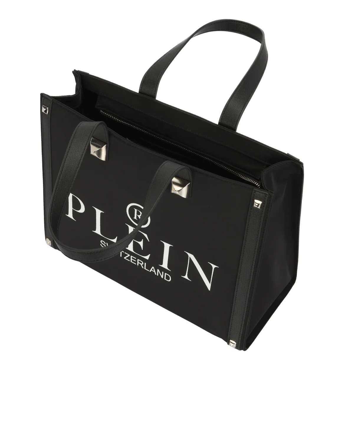 Nylon Tote Bag Studs, цвет: Черный