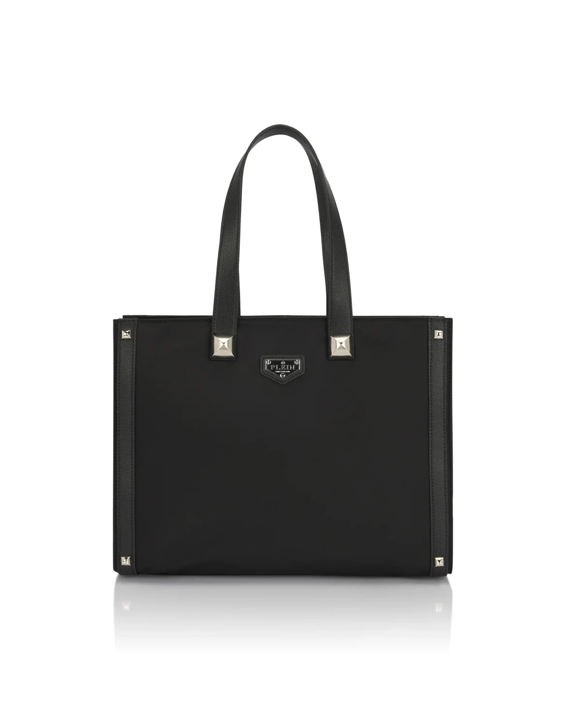 Nylon Tote Bag Studs, цвет: Черный