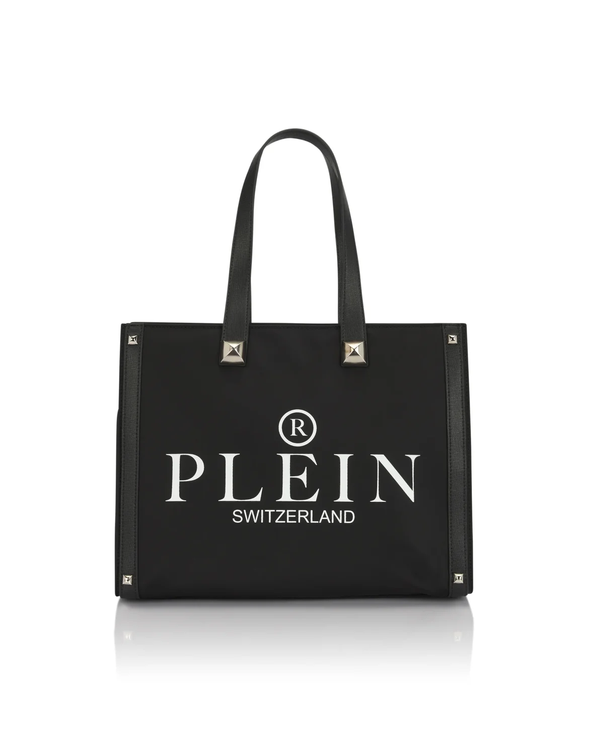 Nylon Tote Bag Studs, цвет: Черный