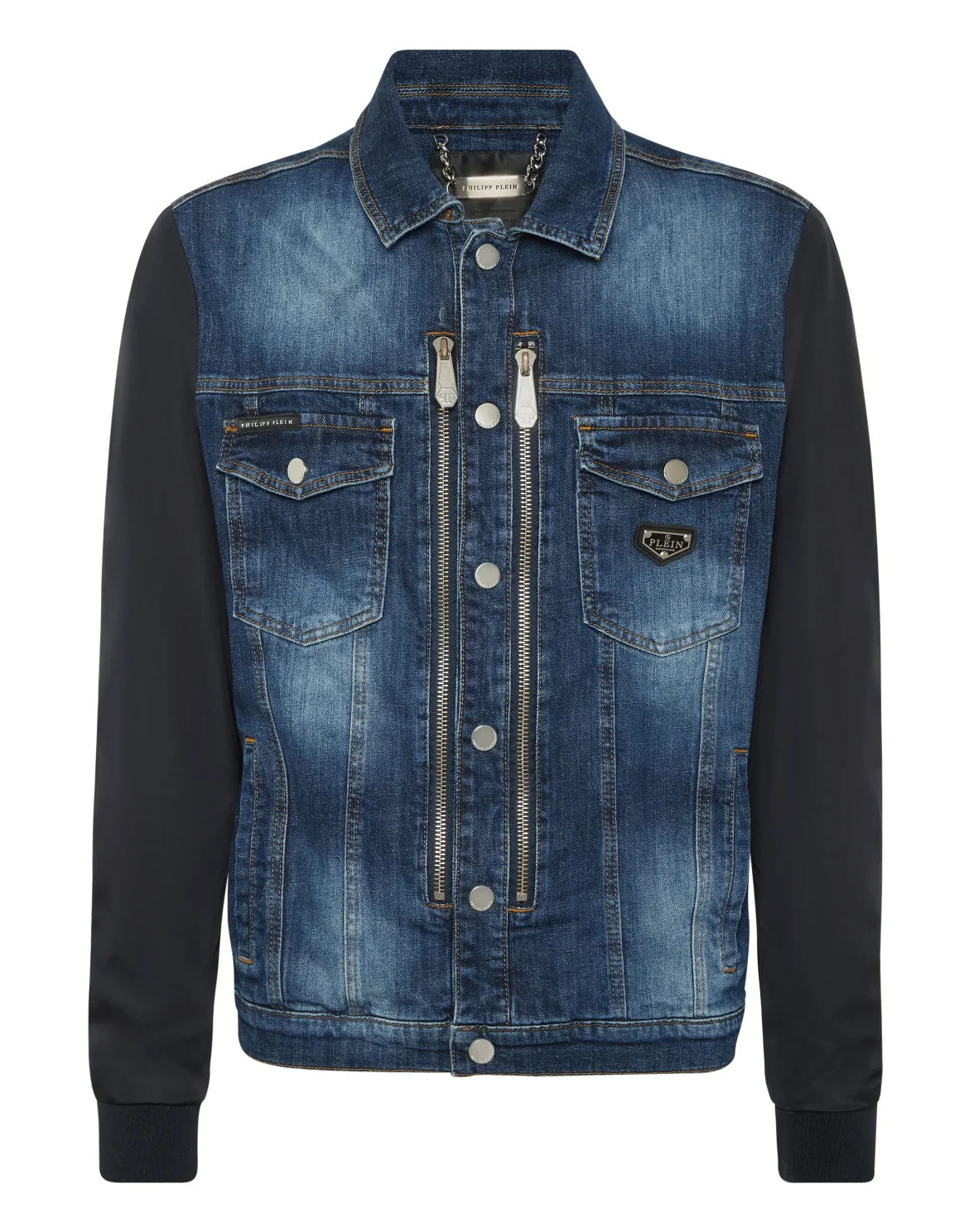 Composed Denim Zip Jacket College, цвет: Синий