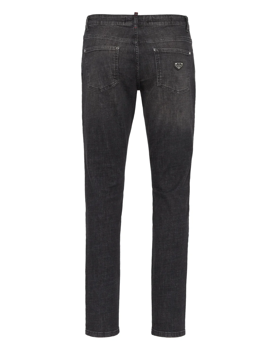 Destroyed Super Straight Cut Jeans, цвет: Серый