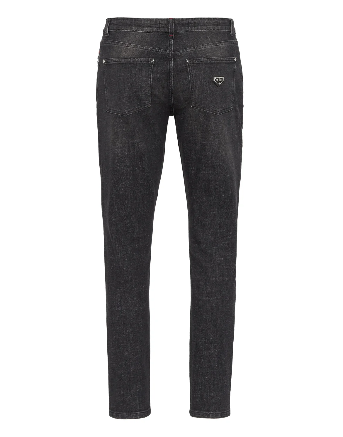 Destroyed Slim Fit Jeans, цвет: Серый