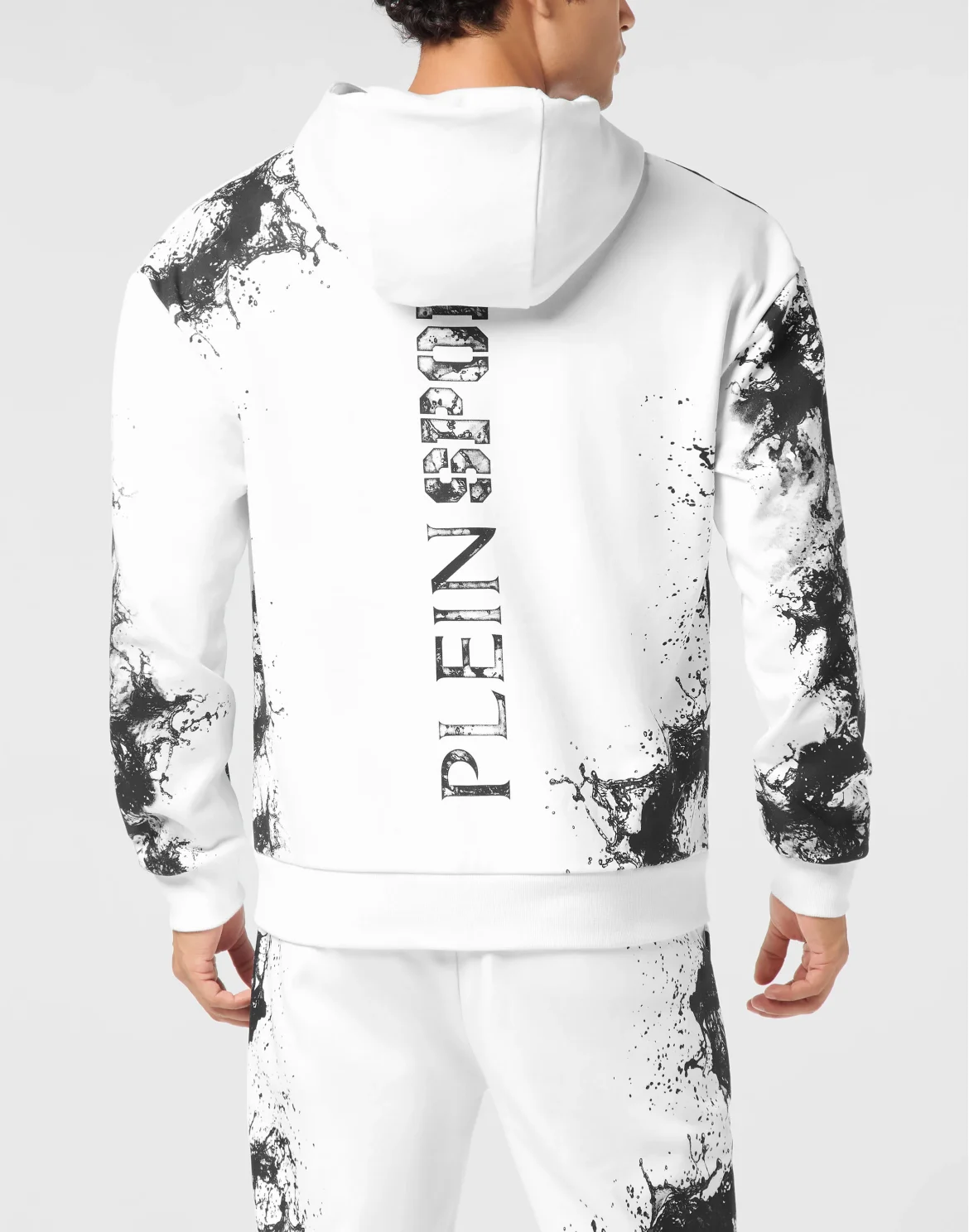 Zip Hoodie Splash, цвет: Белый