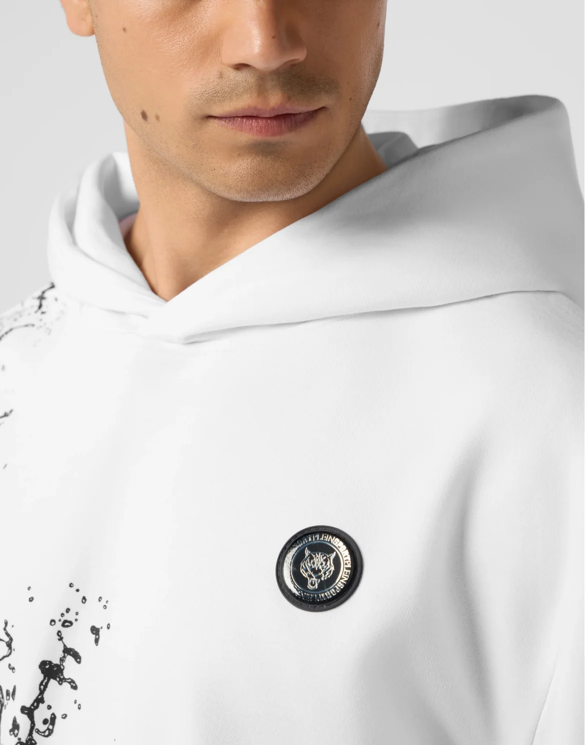 Hoodie Plein Sport Splash, цвет: Белый