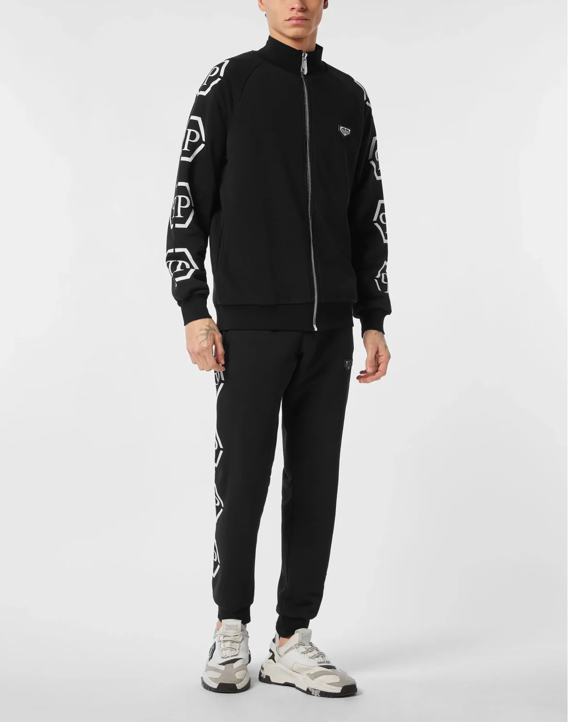 Jogging Jacket Hexagon, цвет: Черный