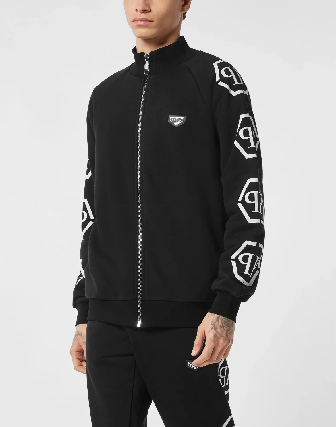 Jogging Jacket Hexagon, цвет: Черный